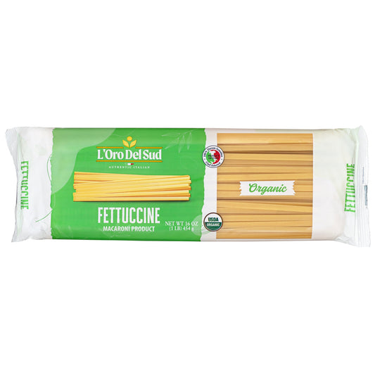 L'Oro Del Sud Fettucini Pasta 1 lb pack authentic Italian bulk case