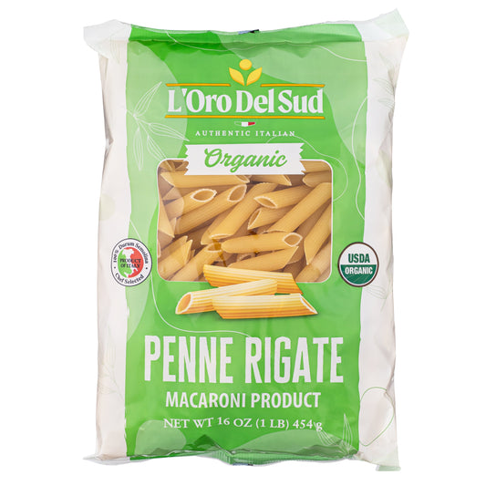 L'Oro Del Sud Penne Rigate Pasta 20 lb Bulk Case – Authentic Italian Packaging