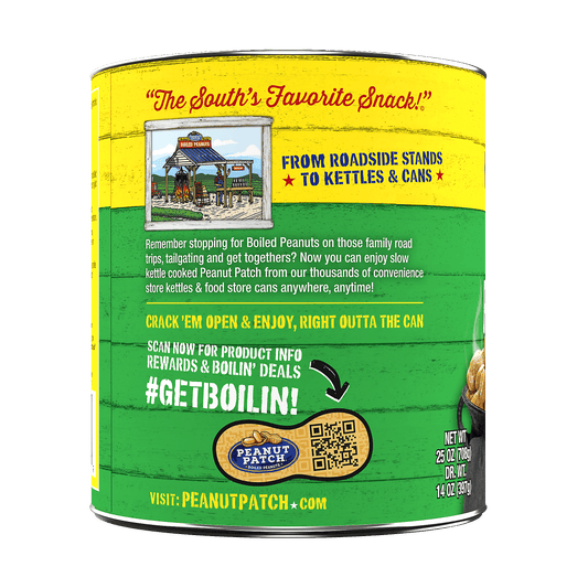 Margaret Holmes Peanut Patch Green Boiled Peanuts #10 can front label