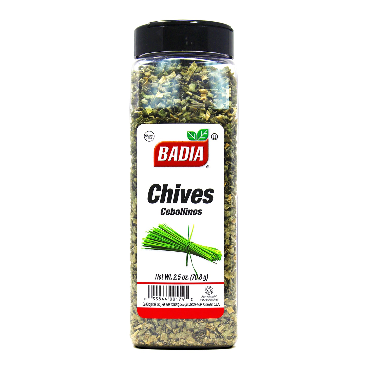 Badia Dehydrated Chives 2.5 oz Jar