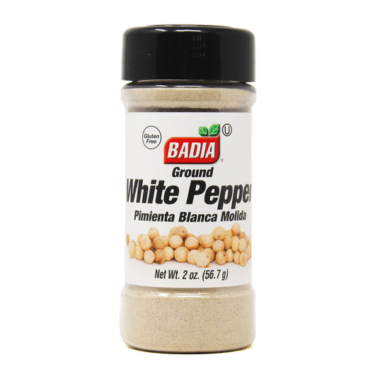Badia Ground White Pepper 4 lb pouch