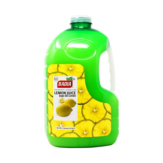 Badia Lemon Juice 128 Fl Oz Gallon Bottle