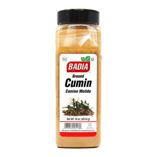 Badia Ground Cumin Seed 16 oz bottle