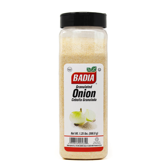 Badia Granulated Onion 1.5 lbs bottle