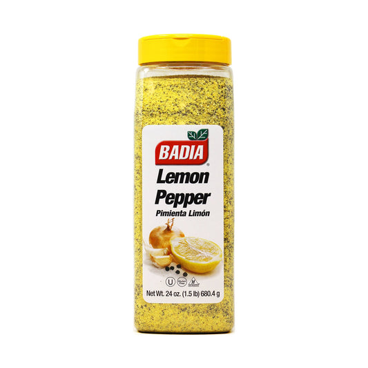 Badia Lemon Pepper Seasoning 1lb Bottle