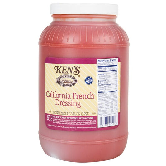 Ken's California French Dressing 1 Gallon Jug - Foodservice Bulk Bottle