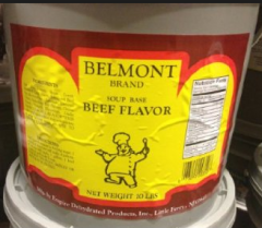 Belmont Beef Soup Base 10 lbs Tub - Bulk Foodservice Stock
