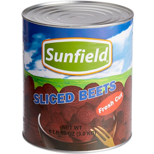 Chef's Quality Sliced Beets Bulk #10 Can 6lb 9oz High Quality