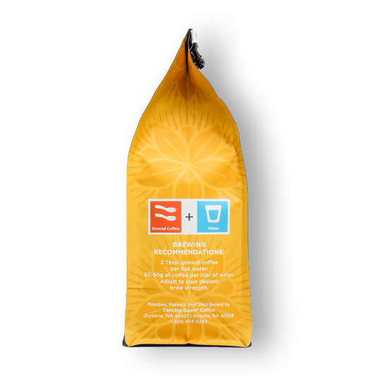 Premium Italian Roasted Coffee 2 lbs Bag Packaging