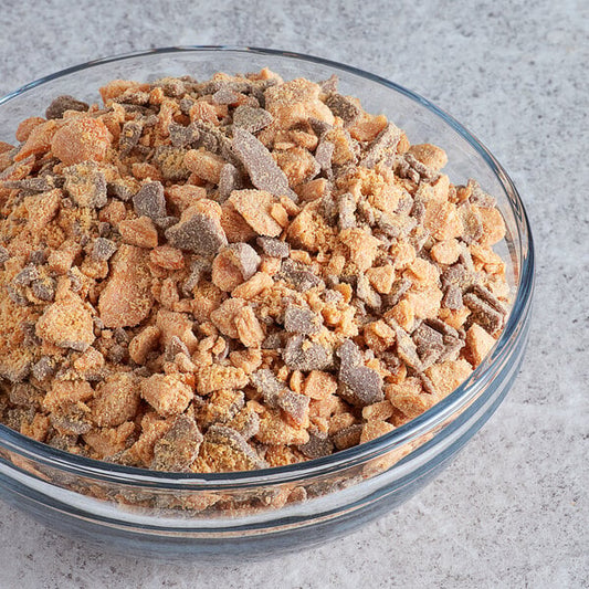 Bulk Butterfinger Pieces 3 lb bag for desserts, ice cream, and baking