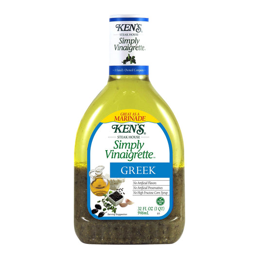 Ken's Greek Dressing 1 Gallon Jug, creamy Mediterranean bulk salad dressing