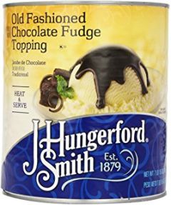 J. Hungerford Smith Old Fashioned Chocolate Fudge Topping #10 Can bulk dessert sauce