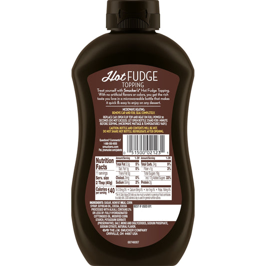 Jubliee Rich N Creamy Chocolate Fudge Topping 96 oz jug for foodservice and dessert use