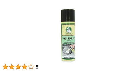 Chef's Quality Oil Based Pan Spray 17 oz can for professional kitchens