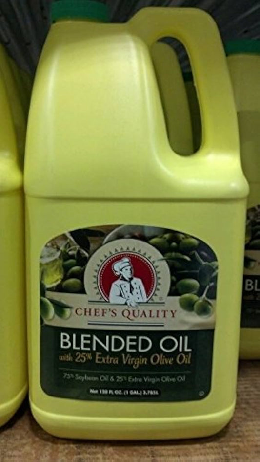 Chef's Quality Vegetable Oil 1 Gallon plastic jug for cooking and frying