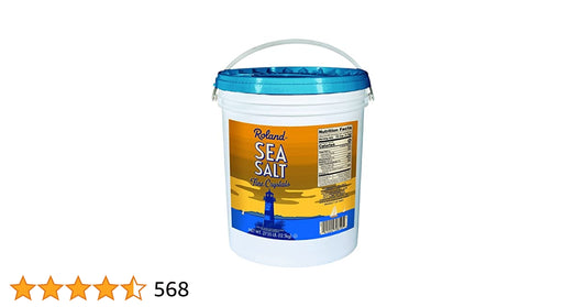 Roland Fine Sea Salt 12.5 Kg Tub bulk gourmet Italian sea salt main image