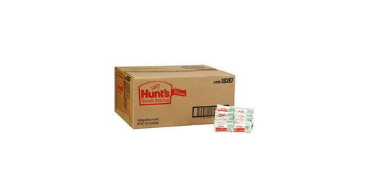 Hunt's Ketchup Packets 1000 count case foodservice bulk packaging