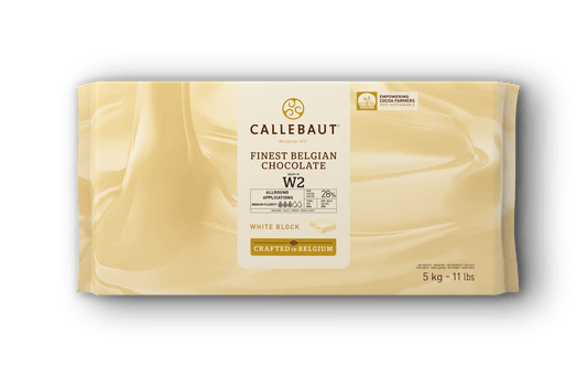 Callebaut White Chocolate Callets 5.5 lb Bulk Bag – Premium Belgian Chocolate in clear packaging