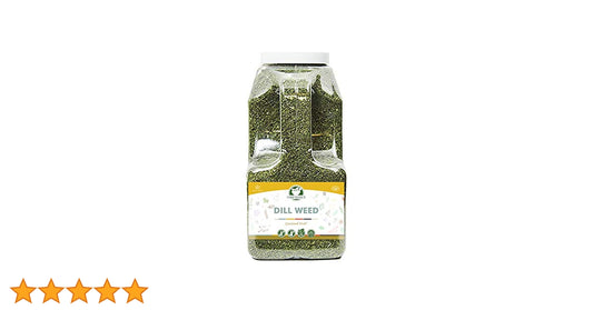 Chef's Quality Fancy Dill Weed 24 oz Jar - premium bulk dried herb for seasoning and pickling