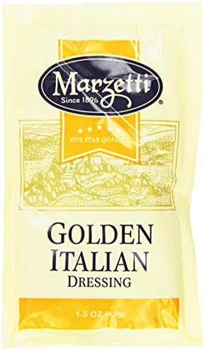 Chef's Quality Golden Italian Dressing 1.5 oz packets, case of 60 - front packaging