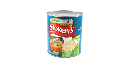 Chef's Quality Sauerkraut in large #10 foodservice can, ideal for commercial kitchens