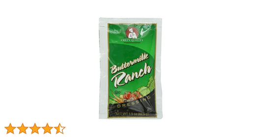 Chef's Quality Buttermilk Ranch Dressing 1 gallon jug with label showing creamy fresh dressing