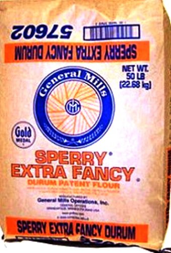 General Mills Sperry Extra Fancy Durum Flour 50 lb bulk bag for baking and pasta