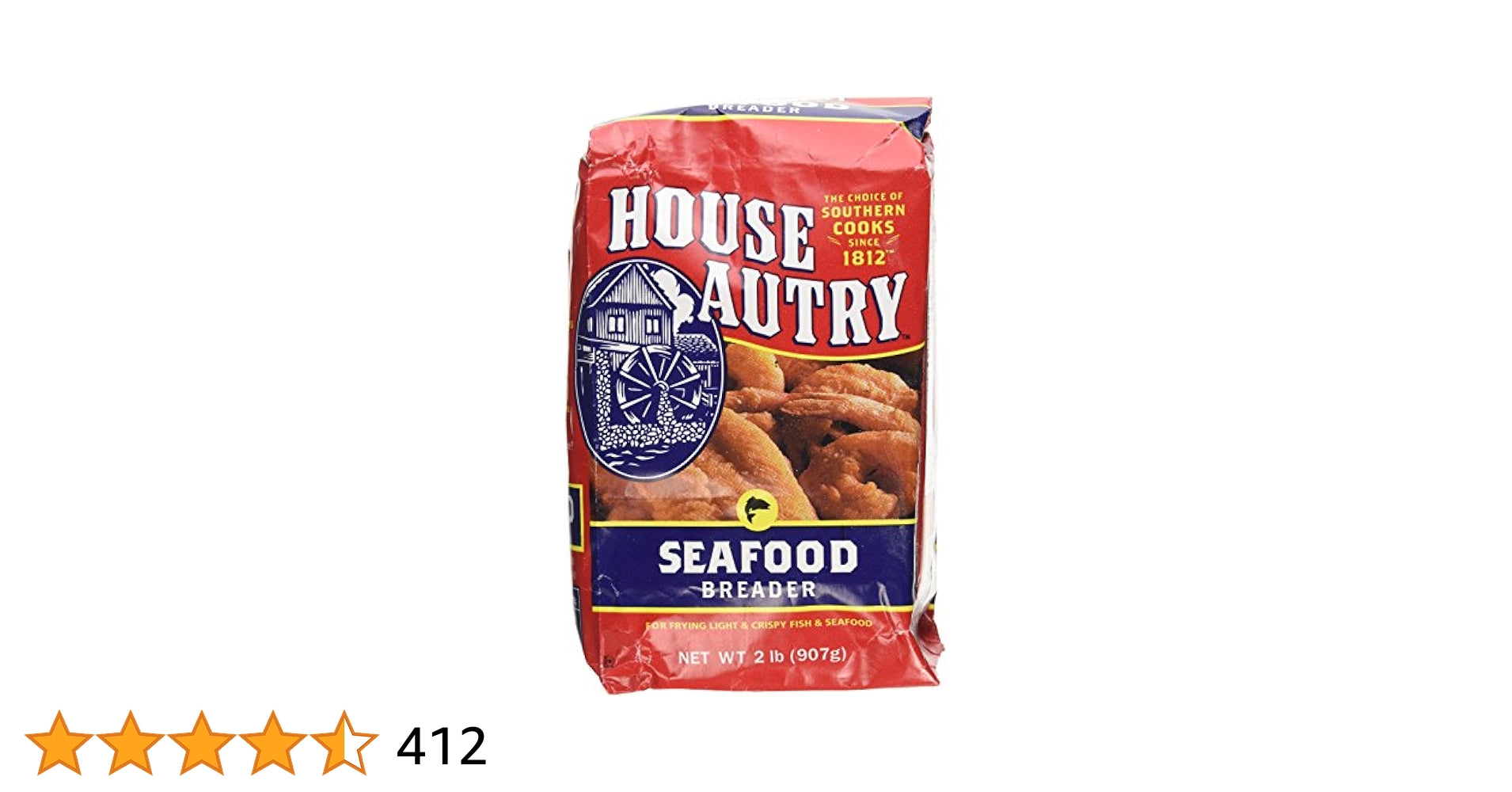 House Autry Seafood Breading With Salt 25 lb bulk bag - front packaging