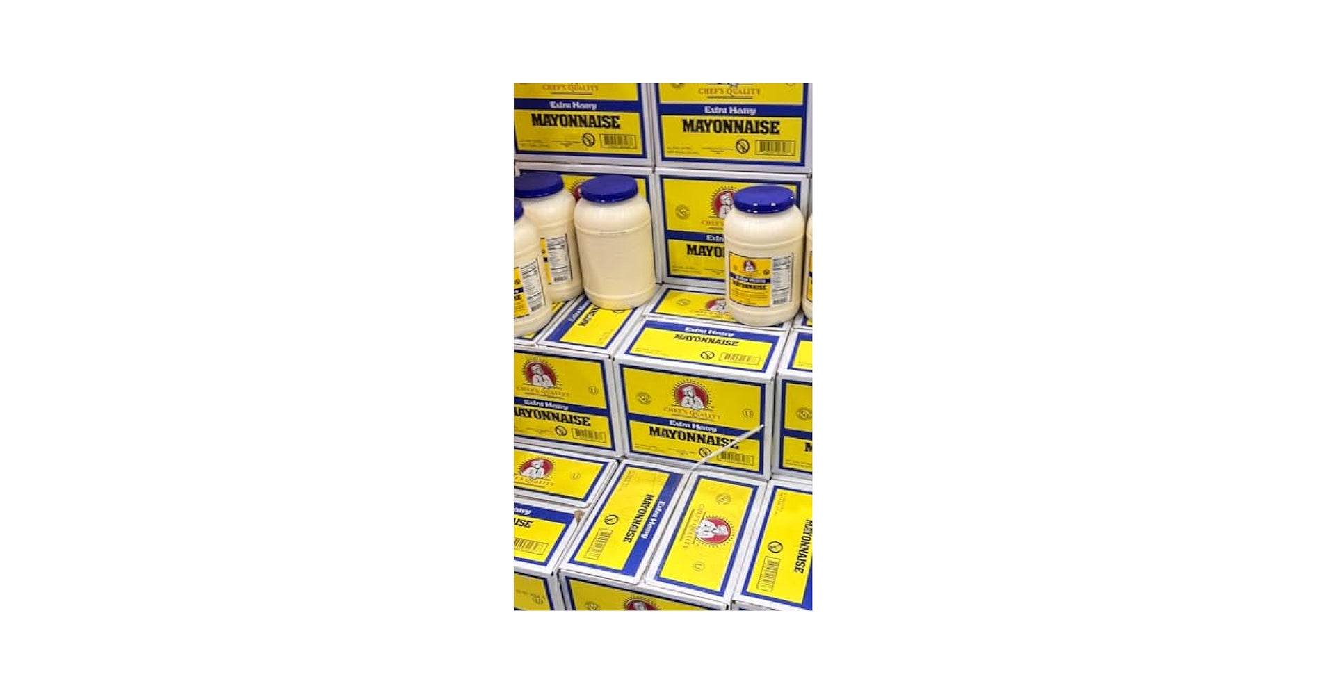 Chef's Quality Extra Heavy Mayonnaise 1 Gallon commercial food service bulk container
