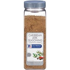 McCormick Culinary Caribbean Jerk Seasoning 18 oz bottle, red and black pepper spice blend