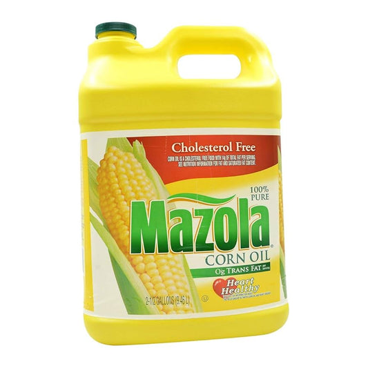 Mazola 100% Pure Corn Oil 2.5 Gallon Foodservice Jug