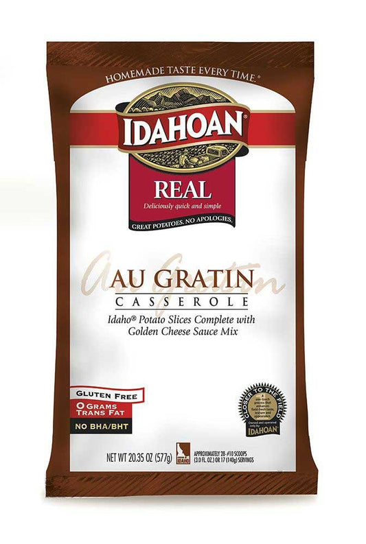 Idahoan Homestyle Mashed Potatoes 28 oz retail bag front