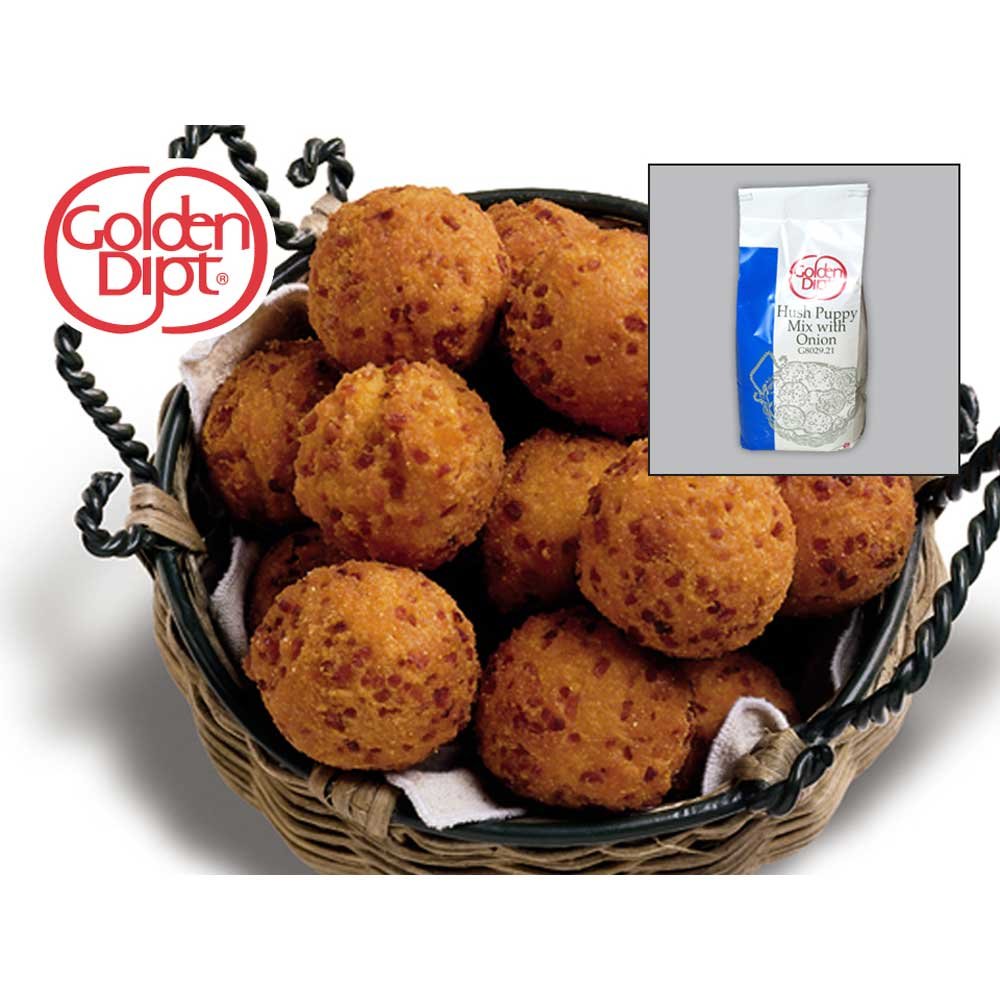 Golden Dipt Hush Puppy Mix 5 lb bulk bag packaging front