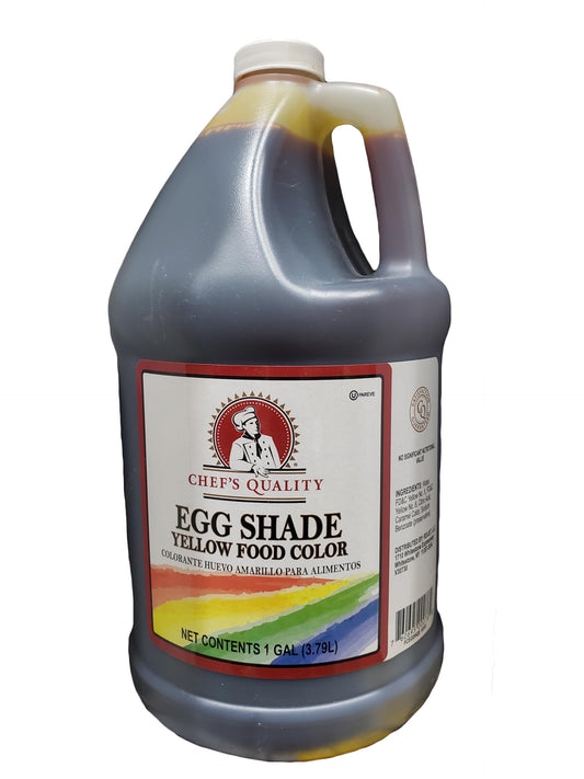 Chef's Quality Egg Shade Yellow Food Coloring 1 Gallon container bright yellow bakery supply