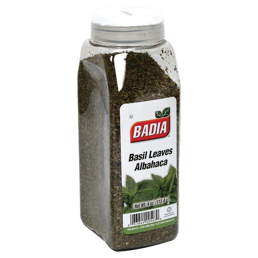 Badia Whole Basil Leaves 4 oz package