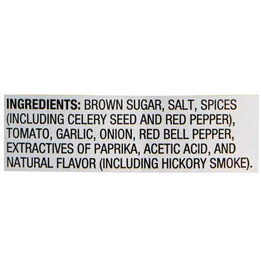 McCormick Grill Mates Barbeque Seasoning 27 ounce plastic container with red lid showing product label