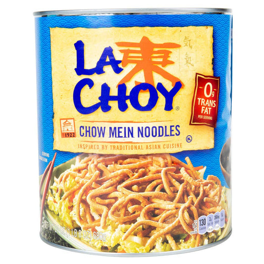 La Choy Chow Mein Noodles 24 oz can, crispy Asian-style noodles