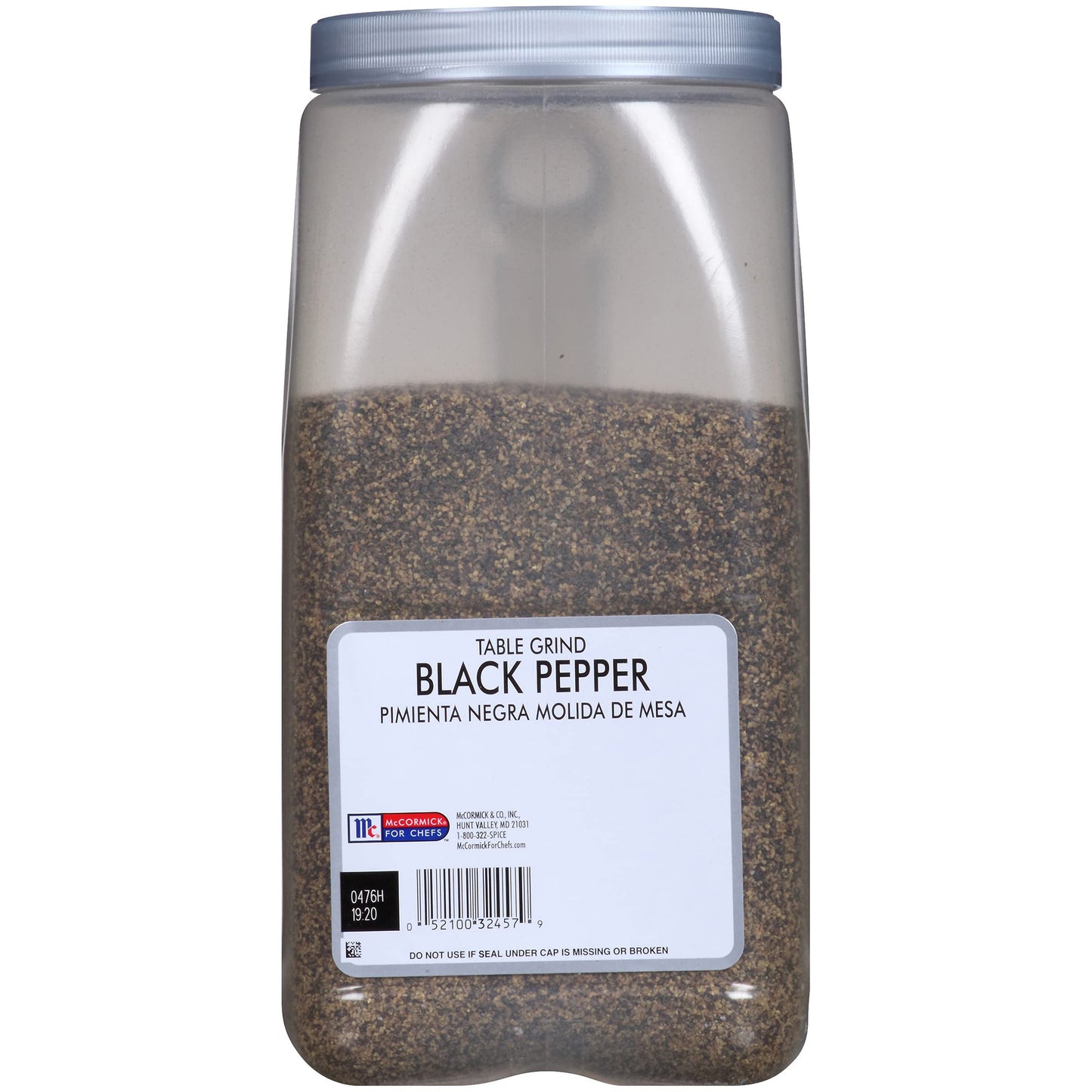McCormick Culinary Ground Black Pepper, Table Grind, 5 lb Bulk Spice Container