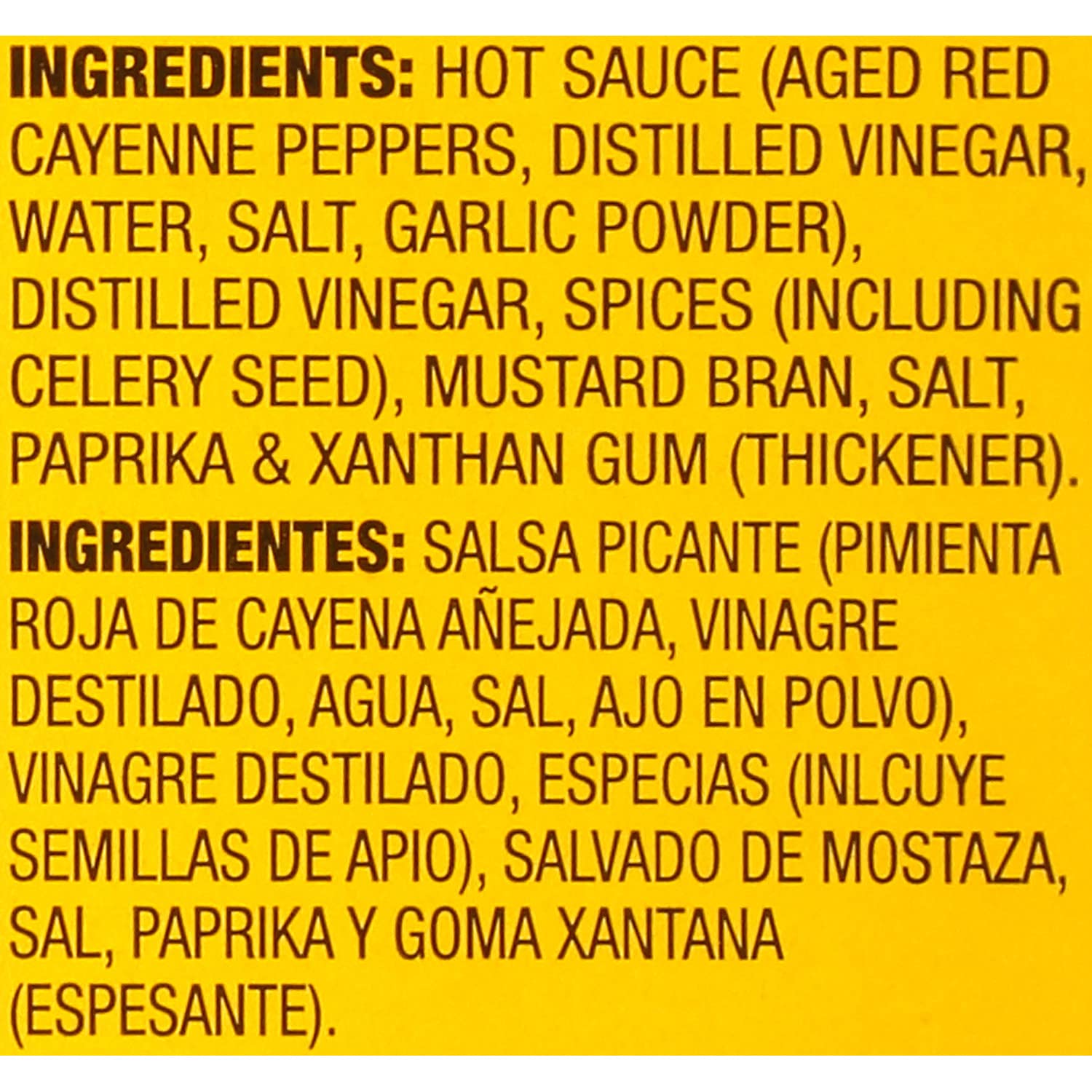 Old Bay Hot Sauce 64 oz jug with signature label, bulk foodservice size