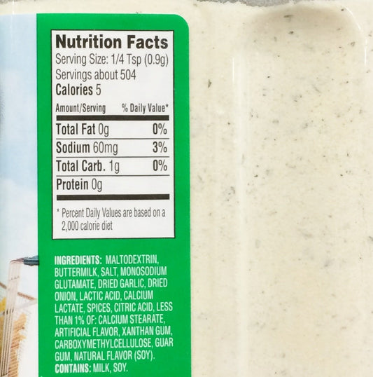 Hidden Valley Original Ranch Seasoning Mix 16 oz canister front view high resolution