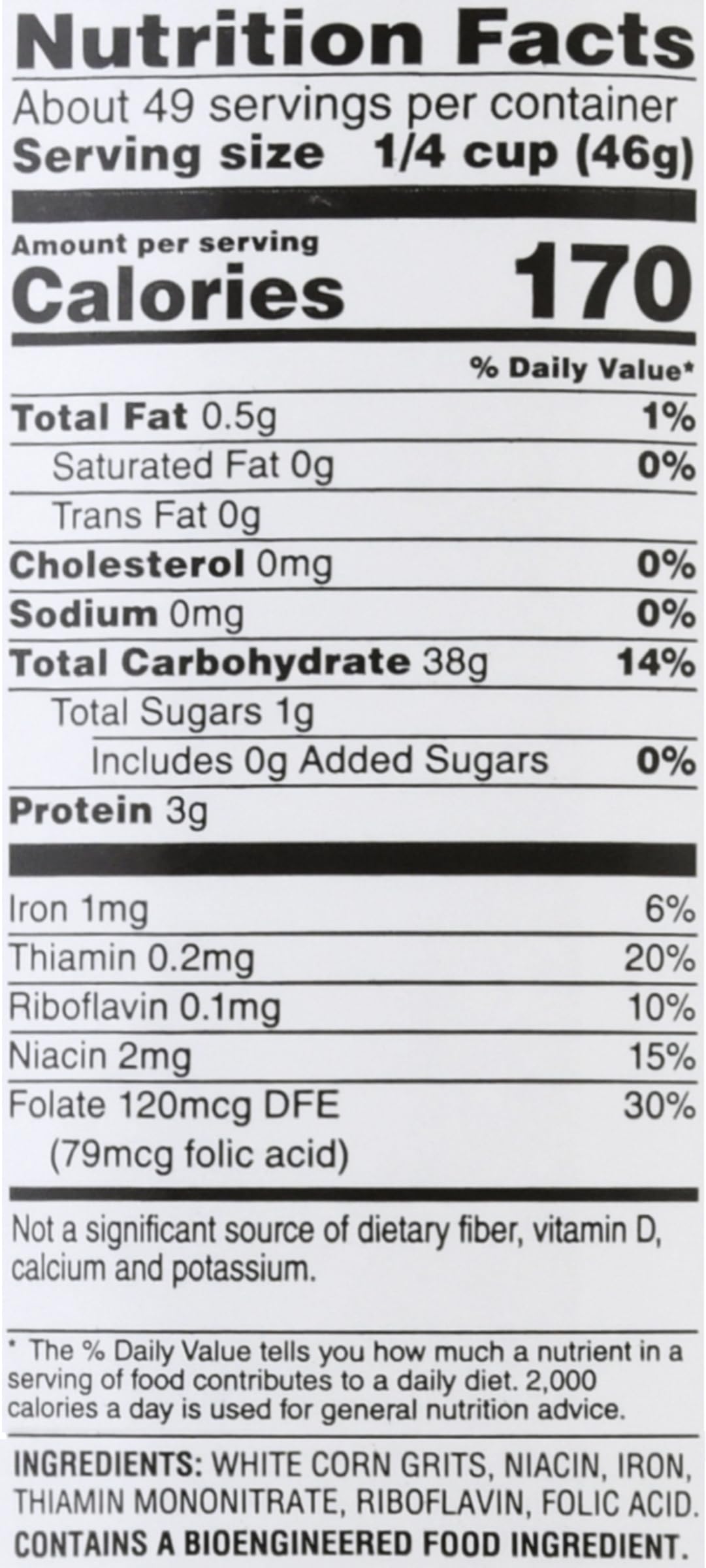 Jim Dandy Quick Grits 5 lb bag front packaging