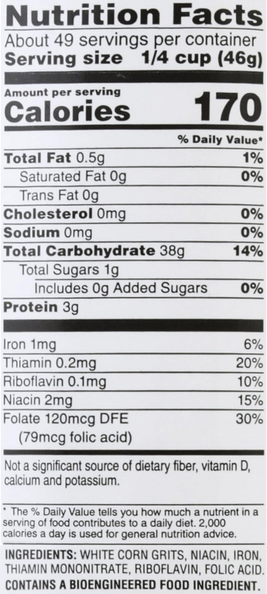 Jim Dandy Quick Grits 5 lb bag front packaging