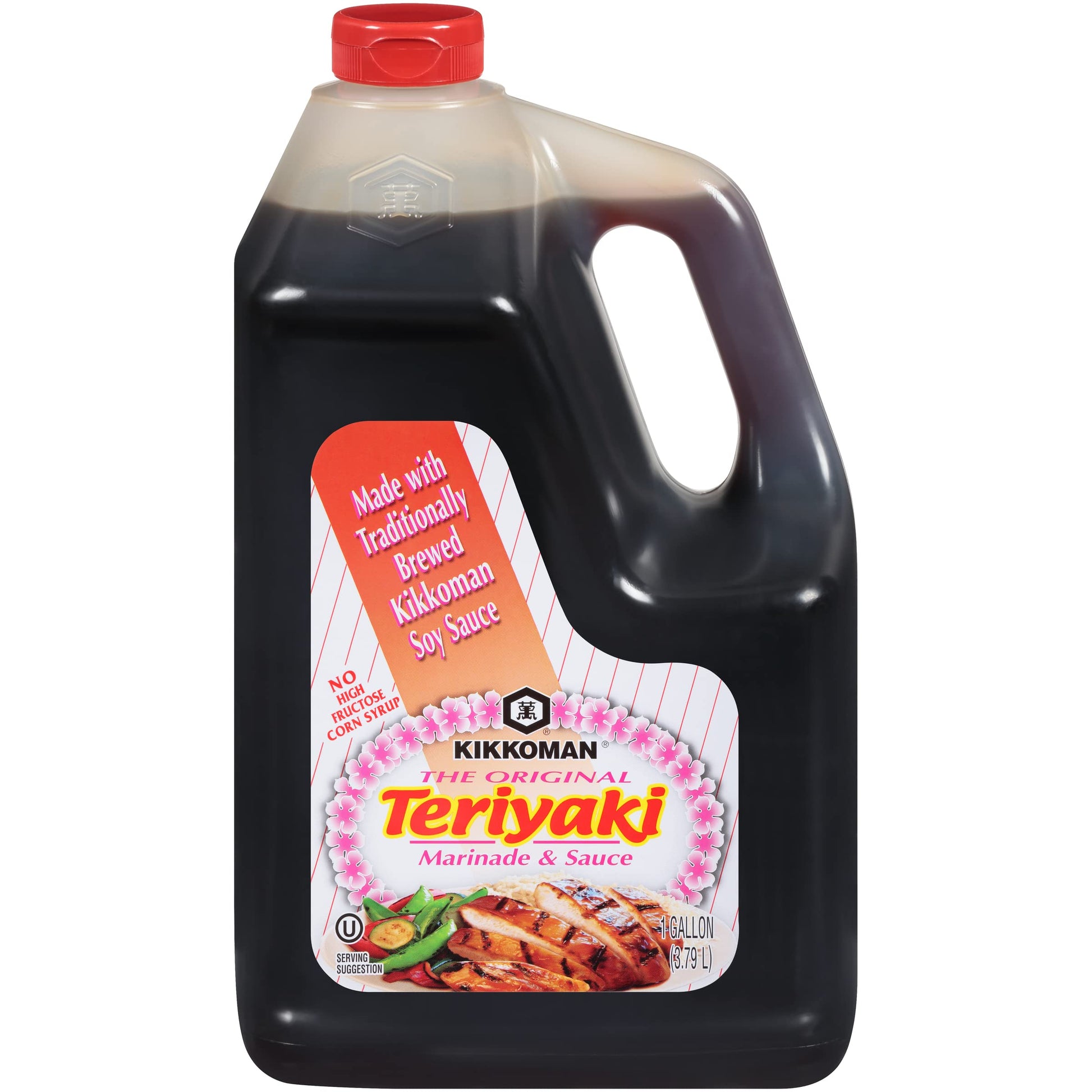Kikkoman Teriyaki Sauce 128 fl oz jug for foodservice and home kitchens