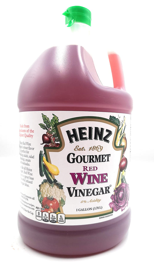 Heinz Gourmet Red Wine Vinegar 1 gallon jug foodservice packaging