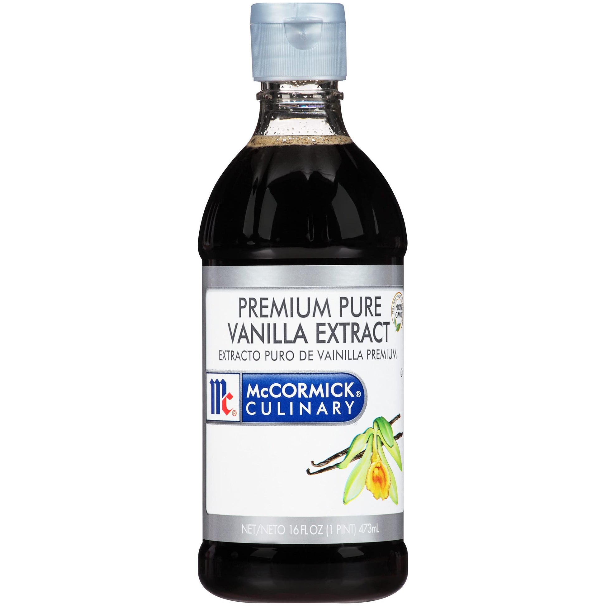 McCormick Premium Pure Vanilla Extract 16 fl oz bottle front view
