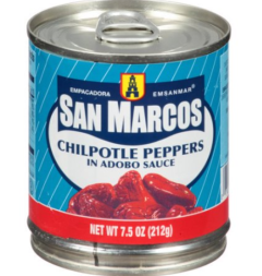 San Marcos Chipotle Peppers In Adobo Sauce #10 Can large foodservice can