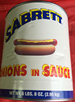 Sabrett Onions in Sauce #10 Can main product image