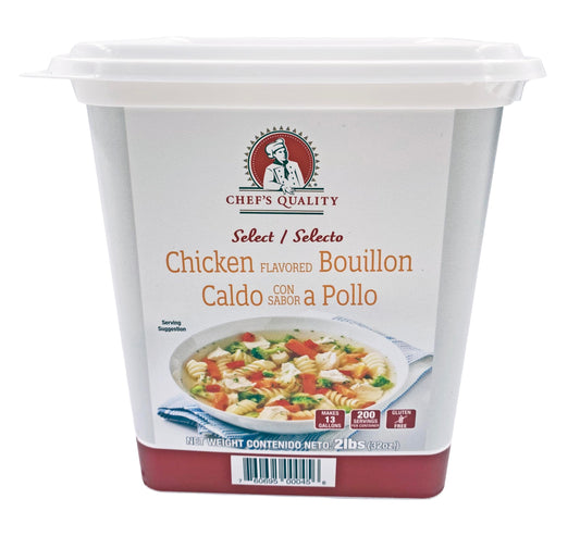 Chef's Quality Chicken Broth 48 Ounce Can - Front Package