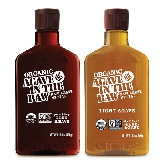 Natural American Organic Agave Syrup 64 oz bottle - pure natural sweetener with light color