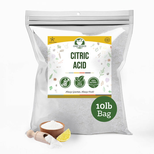 Chef's Quality 10 lb Bulk Citric Acid Food Grade Bag